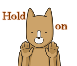The Poker face Dog sticker #7235206