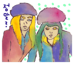 Color Everyday4(korean) sticker #7235419