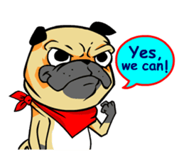 Puk the Pug sticker #7235856