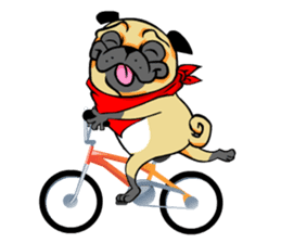 Puk the Pug sticker #7235882