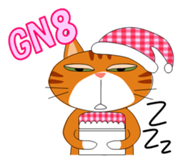 ugly orange tabby sticker #7236022