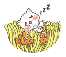 it is healing cat vary much sticker #7236368