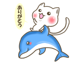 it is healing cat vary much sticker #7236372