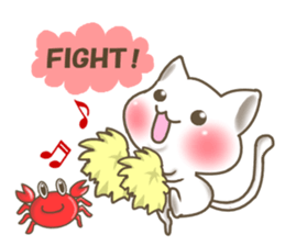 it is healing cat vary much sticker #7236377