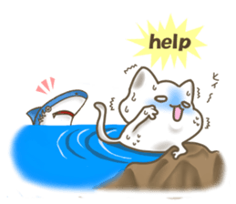 it is healing cat vary much sticker #7236384