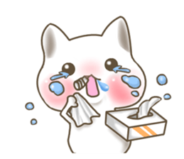 it is healing cat vary much sticker #7236398