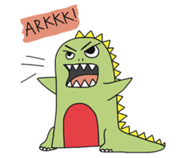 Jurassic Land sticker #7237334