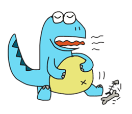 Jurassic Land sticker #7237341