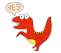 Jurassic Land sticker #7237351