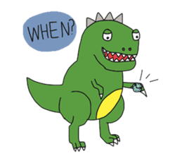 Jurassic Land sticker #7237364