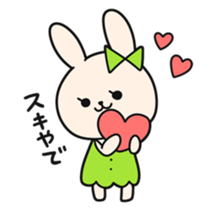 Maiden rabbit sticker sticker #7237495