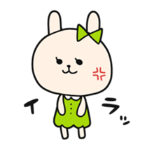 Maiden rabbit sticker sticker #7237511