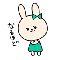 Maiden rabbit sticker sticker #7237517