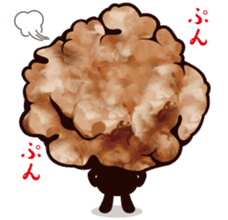 Fried chicken male sticker #7237614