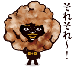 Fried chicken male sticker #7237616