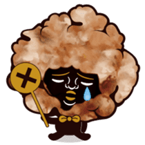 Fried chicken male sticker #7237619