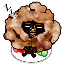 Fried chicken male sticker #7237621