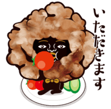 Fried chicken male sticker #7237622