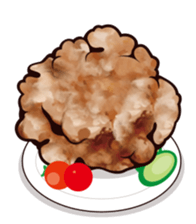 Fried chicken male sticker #7237633