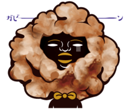 Fried chicken male sticker #7237646