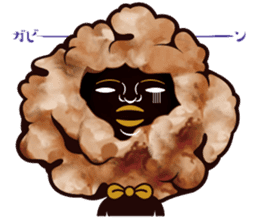 Fried chicken male sticker #7237646