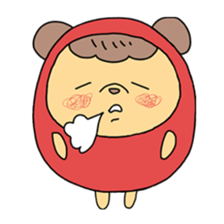 marukuma chan sticker #7237777