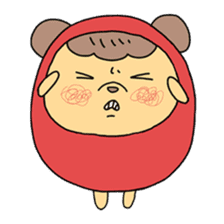 marukuma chan sticker #7237786