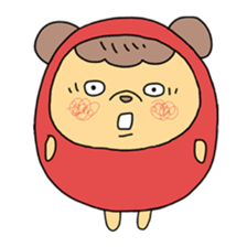 marukuma chan sticker #7237788