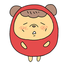 marukuma chan sticker #7237798