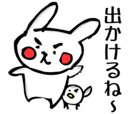 The last bird and rabbit sticker #7237971