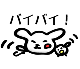 The last bird and rabbit sticker #7237979