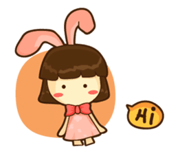 Yuri Chan Rabbit Gal sticker #7238288
