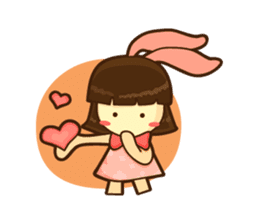 Yuri Chan Rabbit Gal sticker #7238290