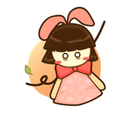 Yuri Chan Rabbit Gal sticker #7238292