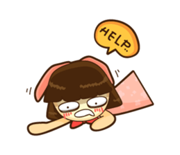 Yuri Chan Rabbit Gal sticker #7238294