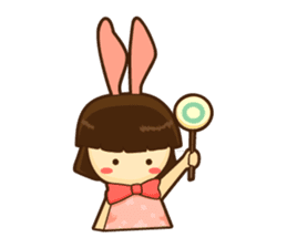 Yuri Chan Rabbit Gal sticker #7238297