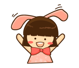 Yuri Chan Rabbit Gal sticker #7238300