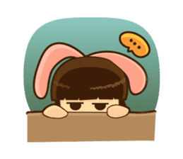Yuri Chan Rabbit Gal sticker #7238304