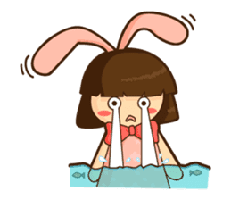 Yuri Chan Rabbit Gal sticker #7238305