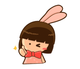 Yuri Chan Rabbit Gal sticker #7238308