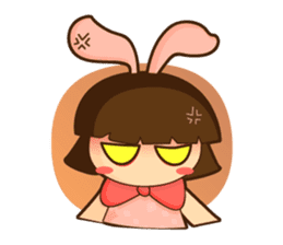 Yuri Chan Rabbit Gal sticker #7238313
