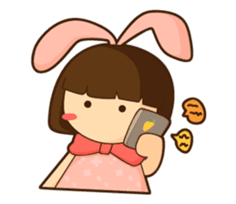 Yuri Chan Rabbit Gal sticker #7238321
