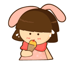 Yuri Chan Rabbit Gal sticker #7238323
