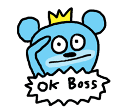 BOSSY BEAR and TURTLE sticker #7238823