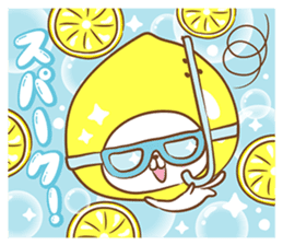 Lemon cat squash 3 sticker #7238952