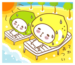 Lemon cat squash 3 sticker #7238960