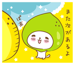 Lemon cat squash 3 sticker #7238963