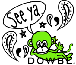 DOWBL feat.Nicolas August summer sticker sticker #7239347