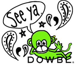 DOWBL feat.Nicolas August summer sticker sticker #7239347