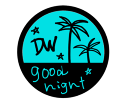 DOWBL feat.Nicolas August summer sticker sticker #7239351